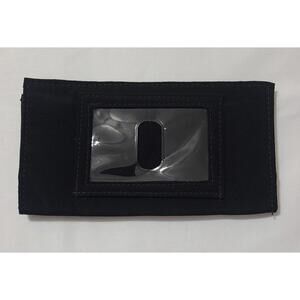 Vera Bradley Checkbook Cover ID Holder Womens Black Portable Travel Document EUC